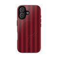 Bold Stripes MagSafe iPhone Case | Cherry