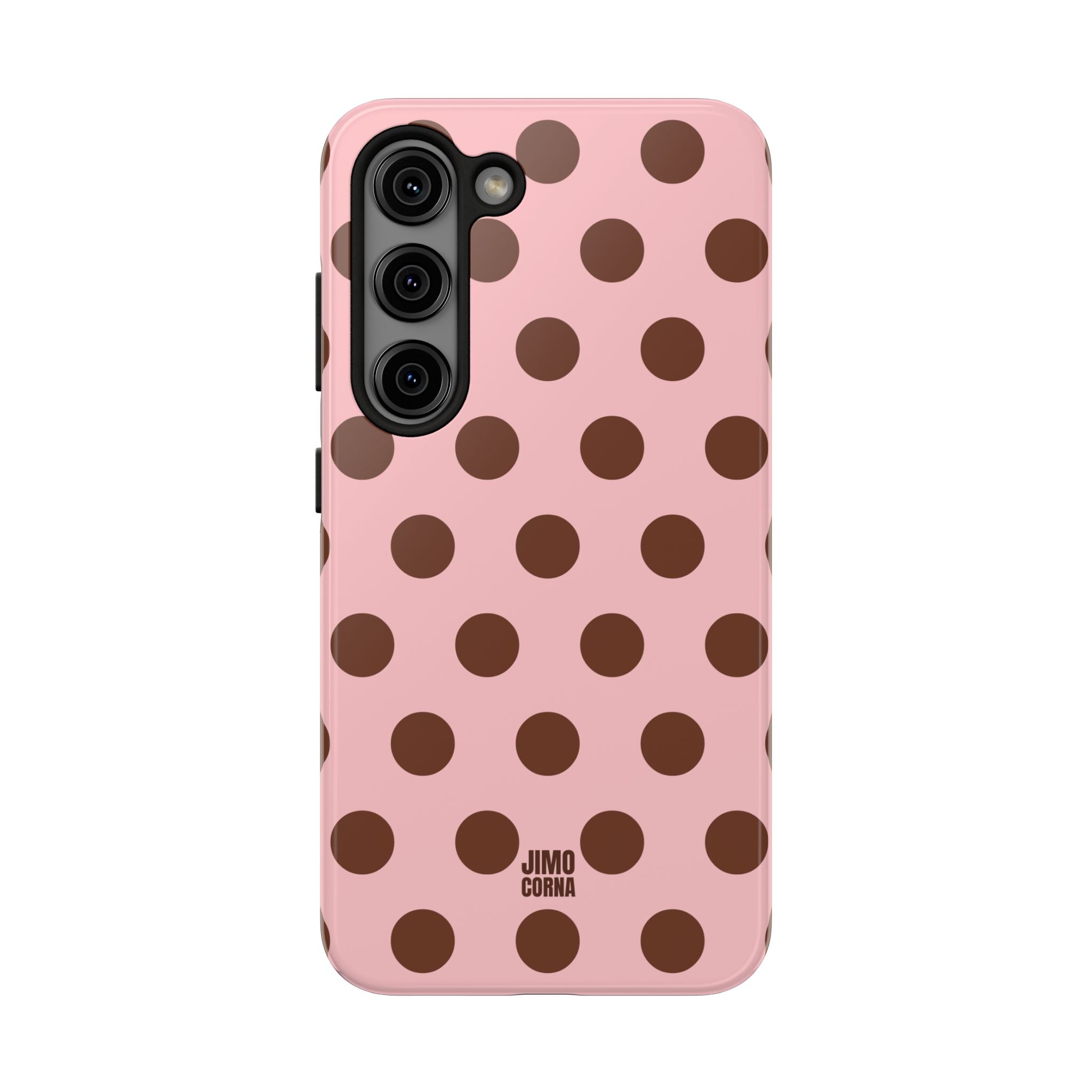 Big Polka Dot | Pink and Brown