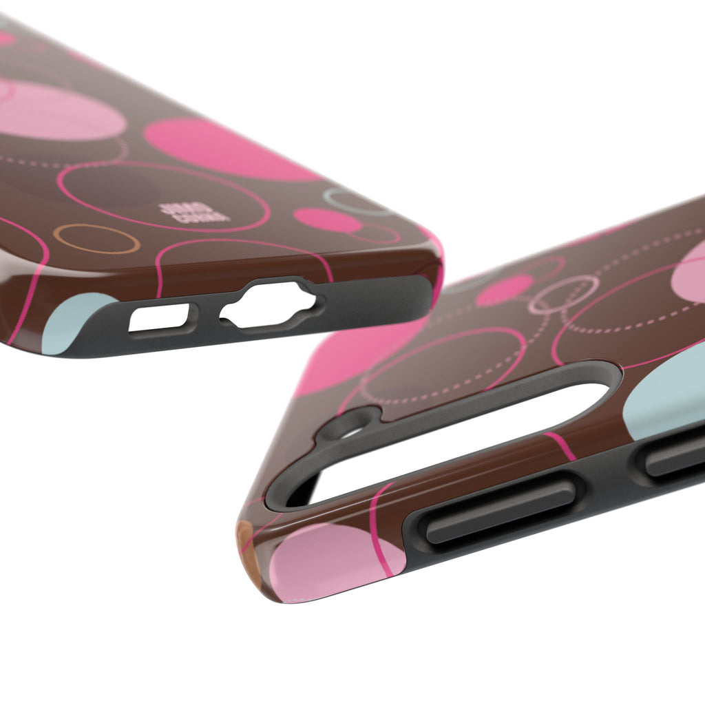 Spiral Pop Samsung Galaxy Case | Brown