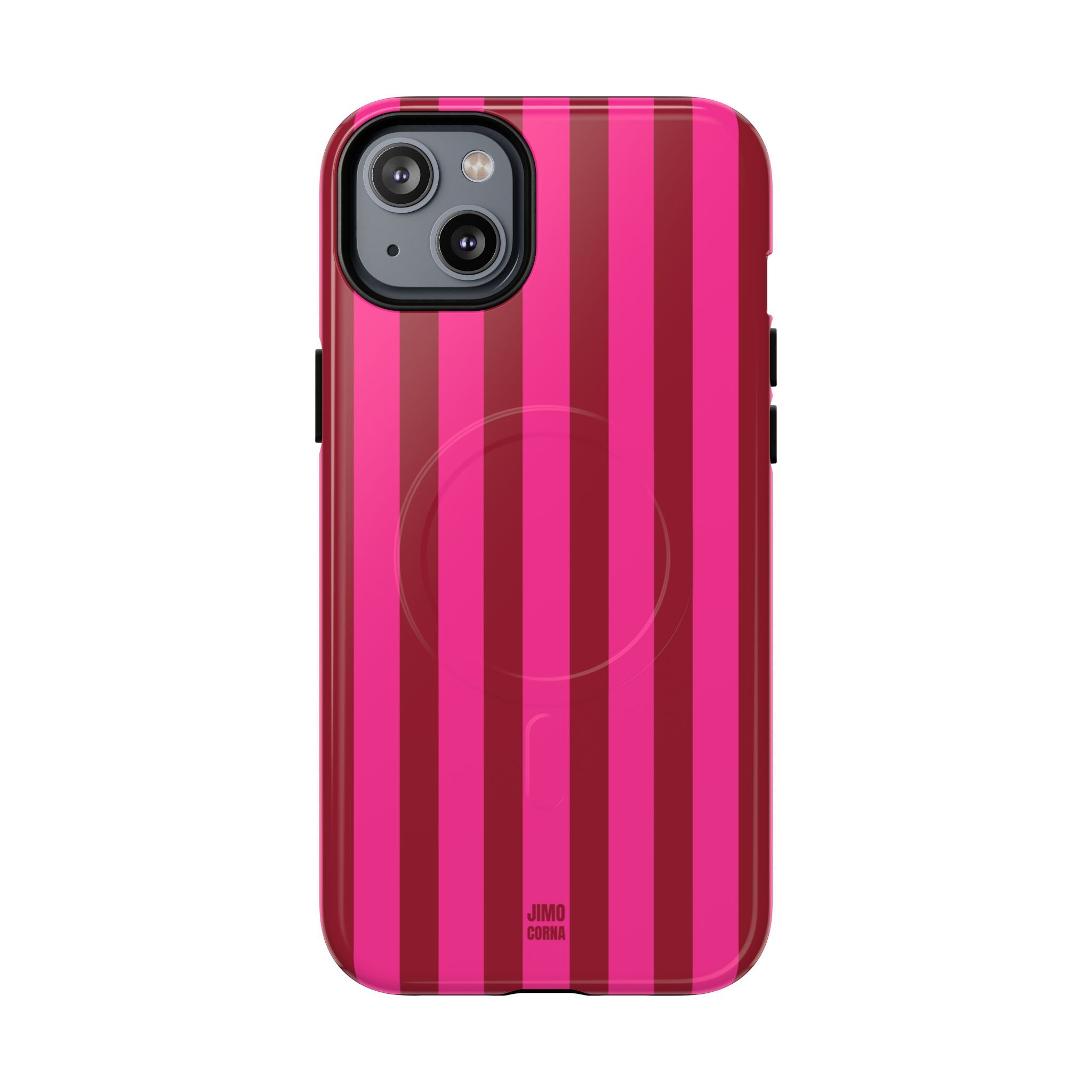 Strawberry Burst Bold Stripes