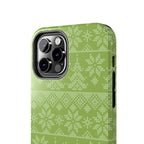 Holiday Knit | Green iPhone Case