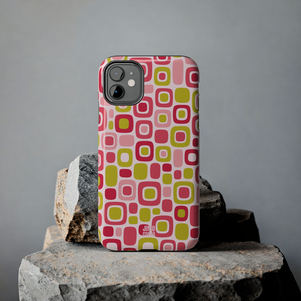 Bubble Pop Geometry iPhone Case