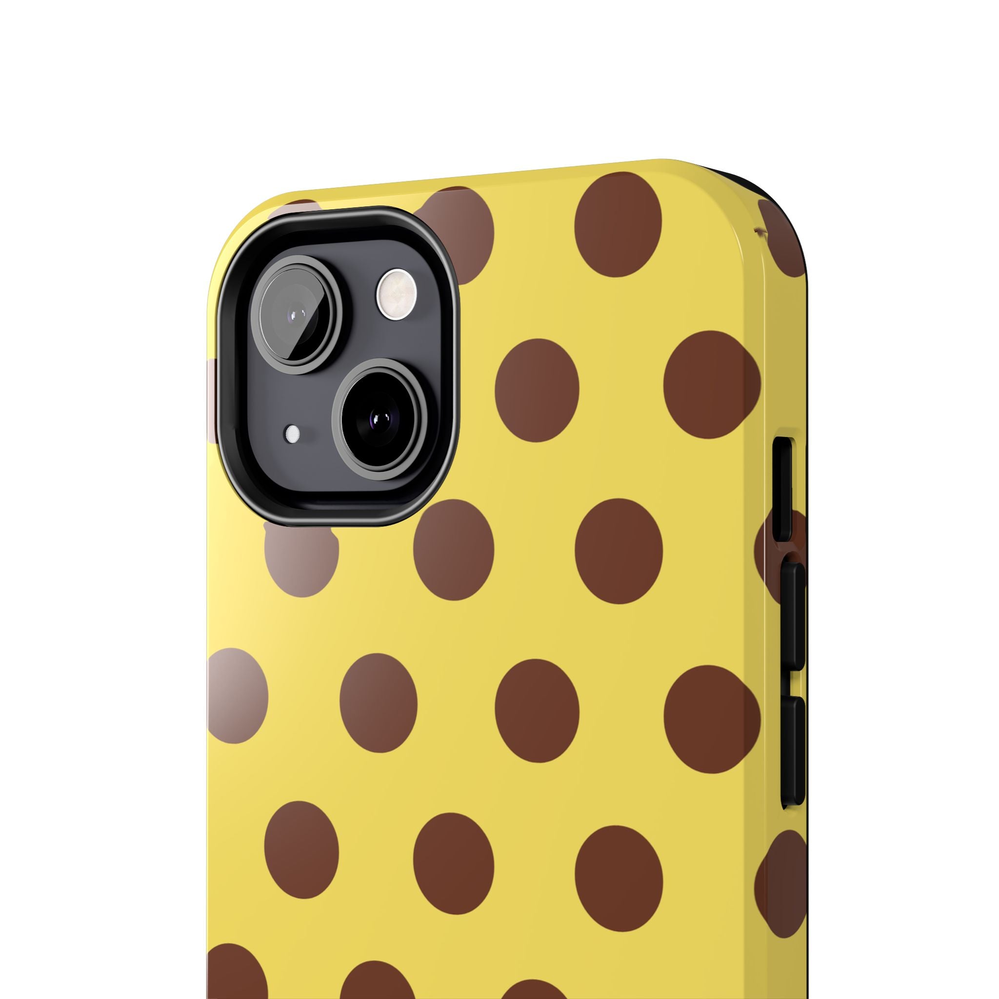Big Polka Dot | Yellow and Brown