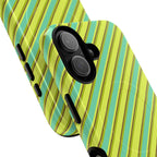 Angelina Stripes | Green - MagSafe iPhone Case