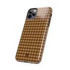 Farm Gingham iPhone Case | Brown
