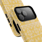 Holiday Knit | Yellow MagSafe iPhone Case