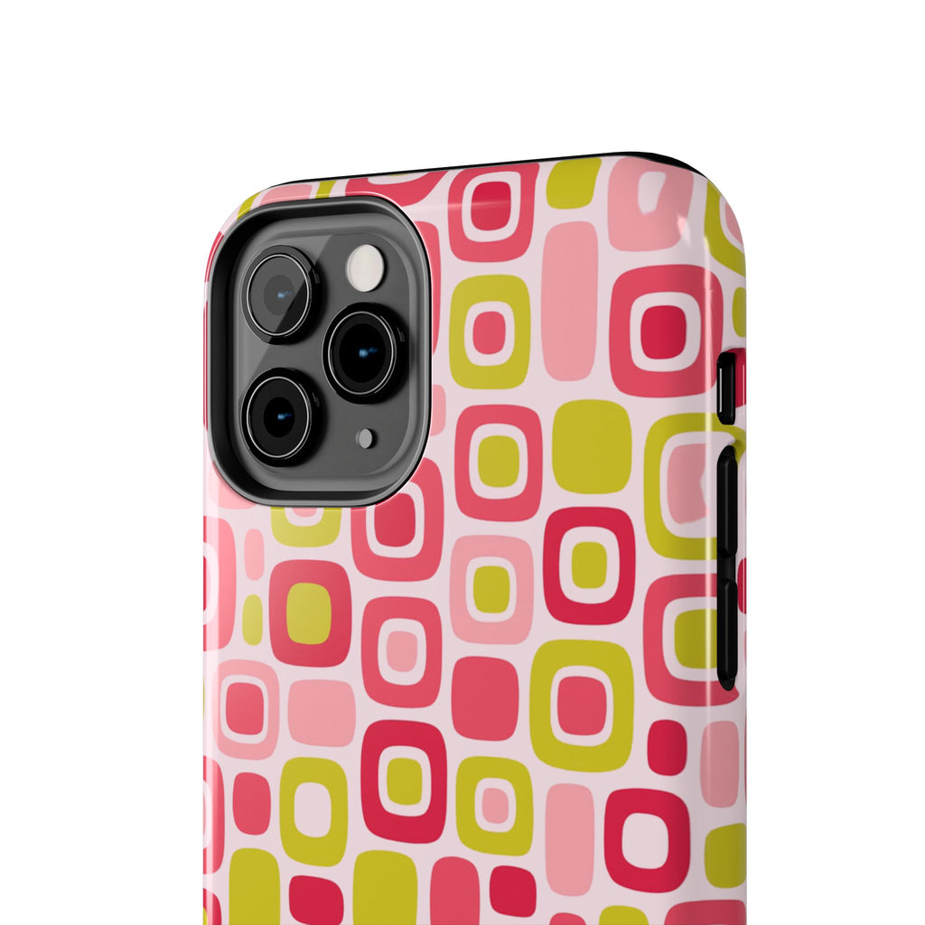 Bubble Pop Geometry iPhone Case