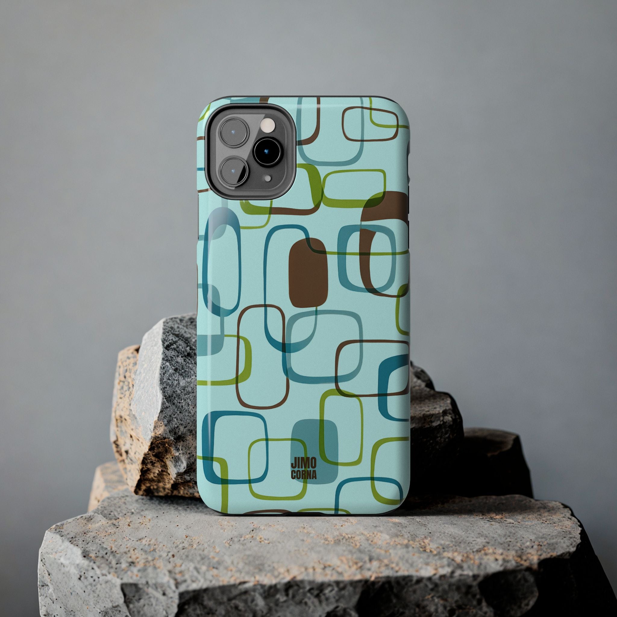 Coast Blocks iPhone Case | Mint