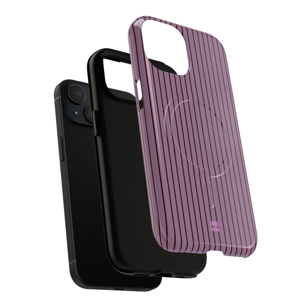 Plum Berry Soft Stripes