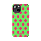 Big Polka Dot | Green and Pink