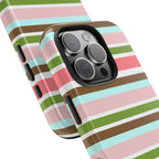 Sweet Candy Stripes iPhone Case