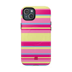 Lemonberry Stripe MagSafe iPhone Case