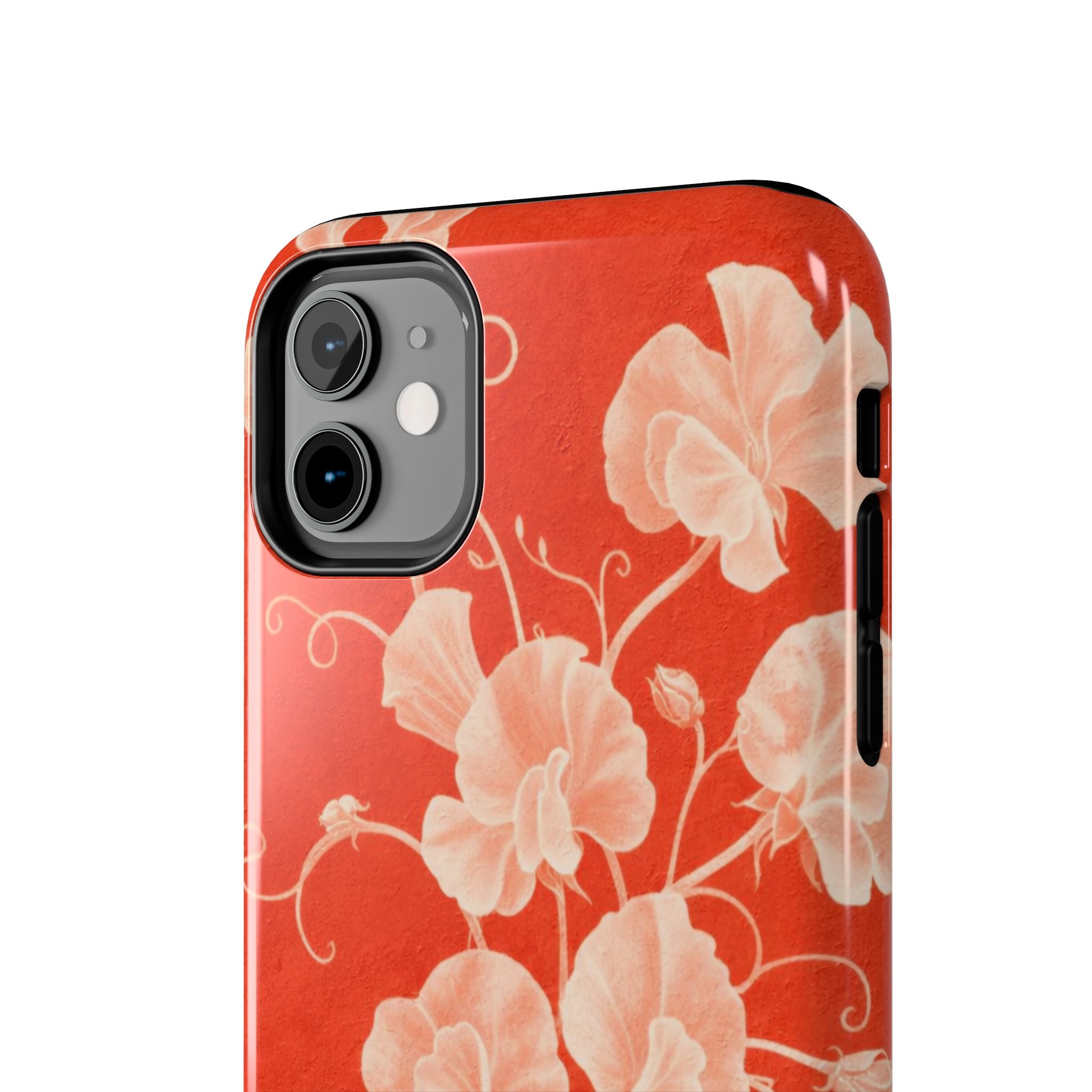 Red Flora iPhone Case