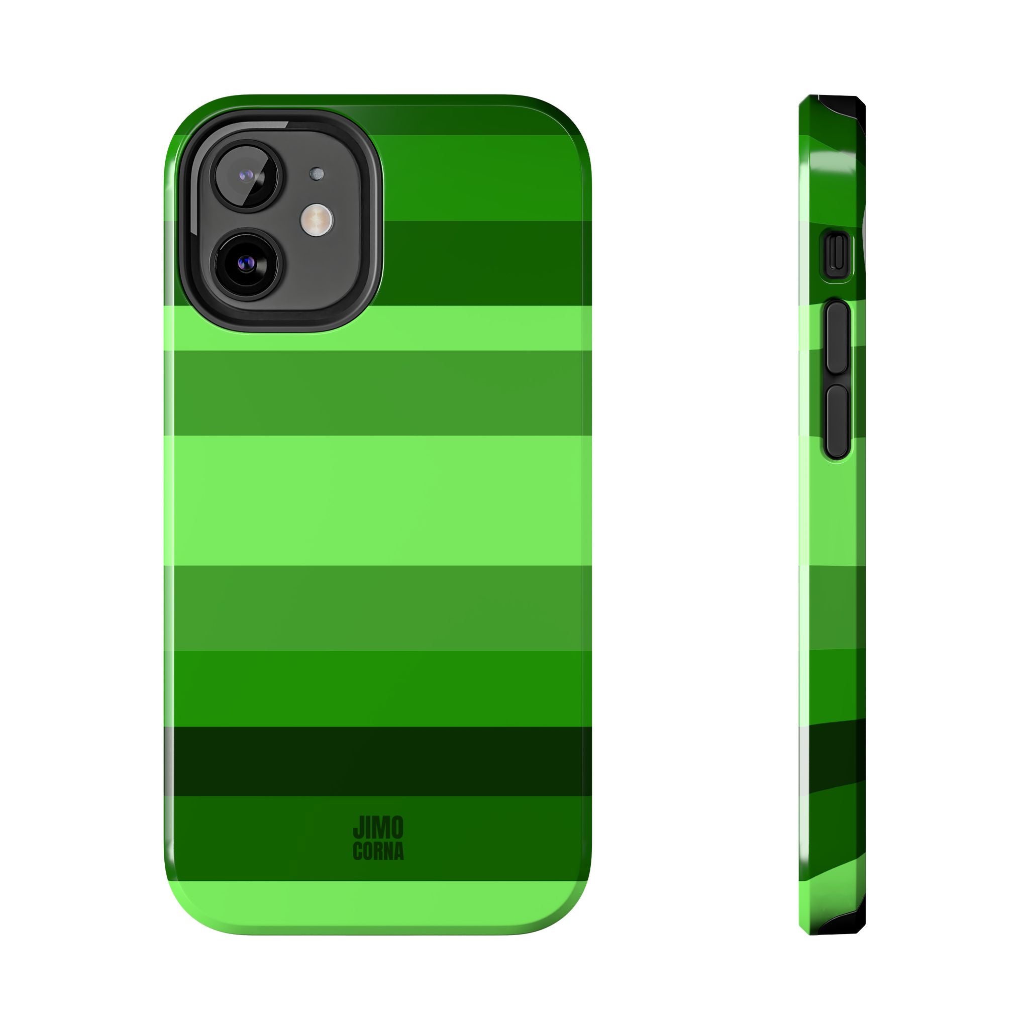 Matcha Stripe iPhone Case