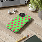 Big Polka Dot | Green and Pink