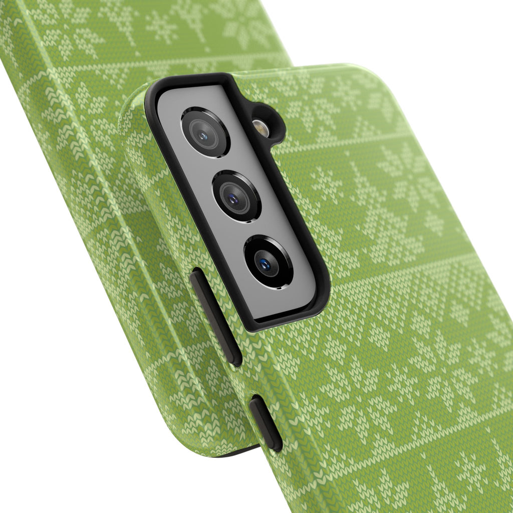 Holiday Knit | Green Samsung Galaxy Case