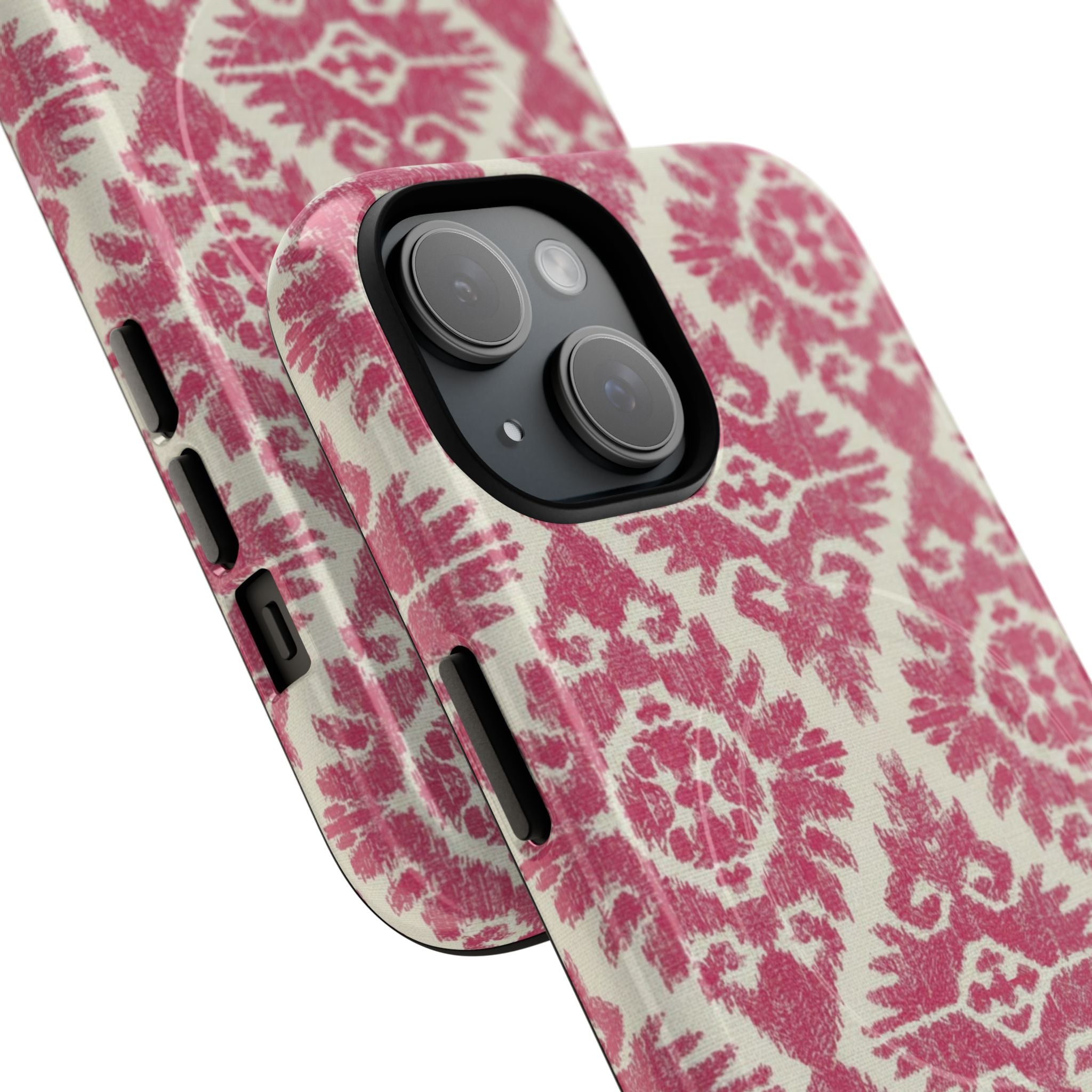 Damask MagSafe iPhone Case | Pink