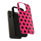 Big Polka Dot | Hot Pink and Black