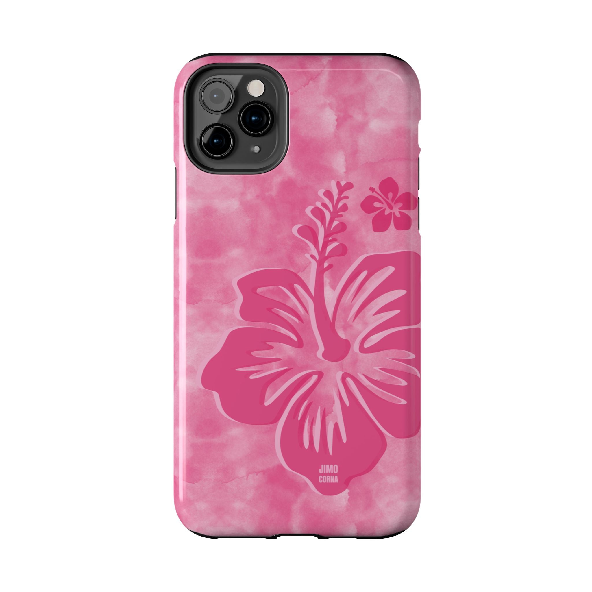 Pink Tie-Dye Hibiscus