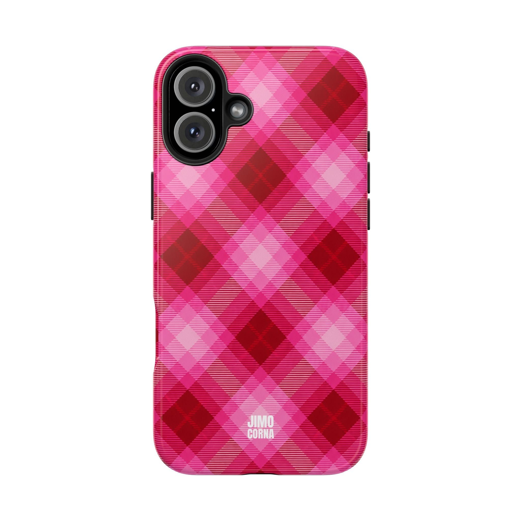 Pink Picnic Plaid iPhone Case