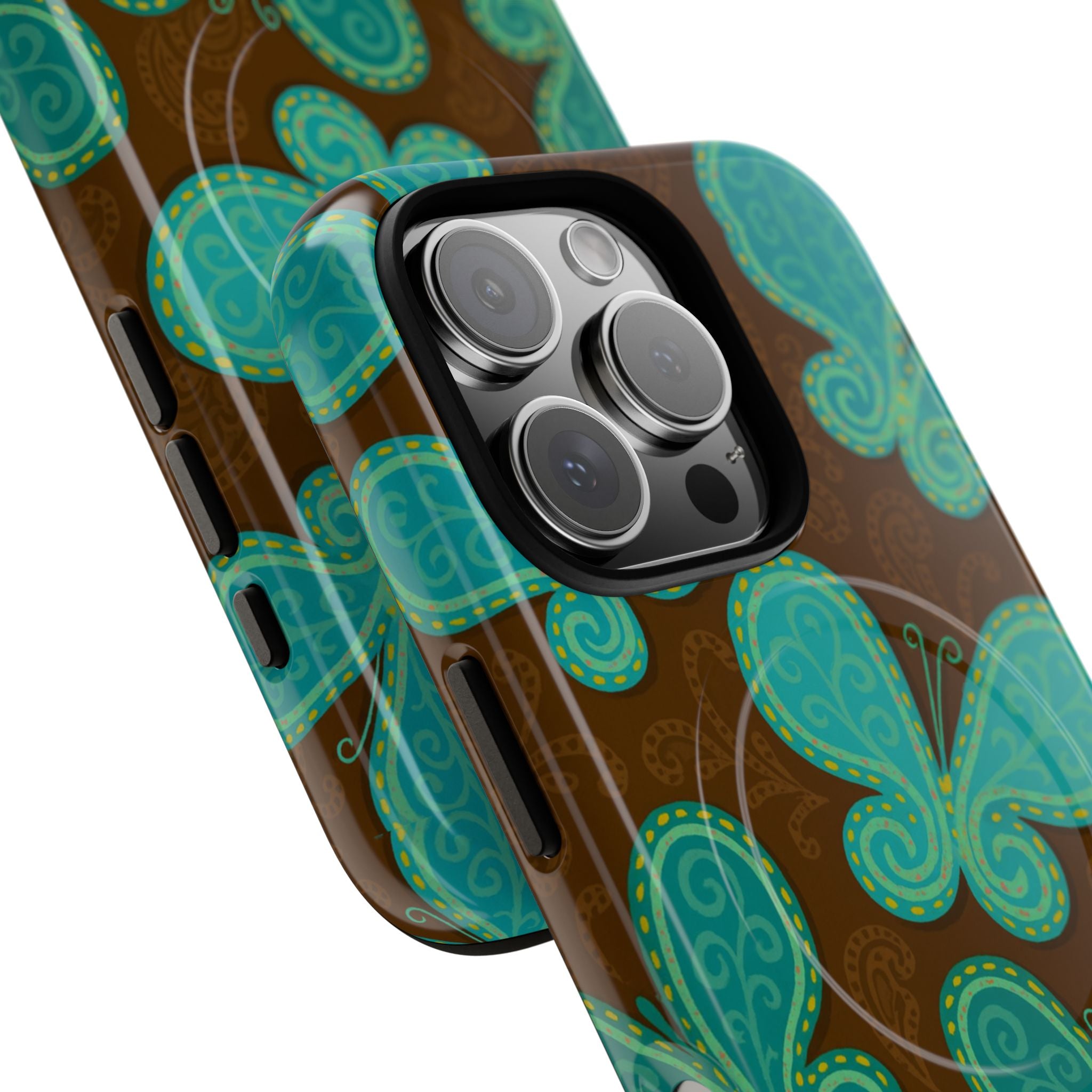 Cocoa Breeze Butterflies MagSafe iPhone Case