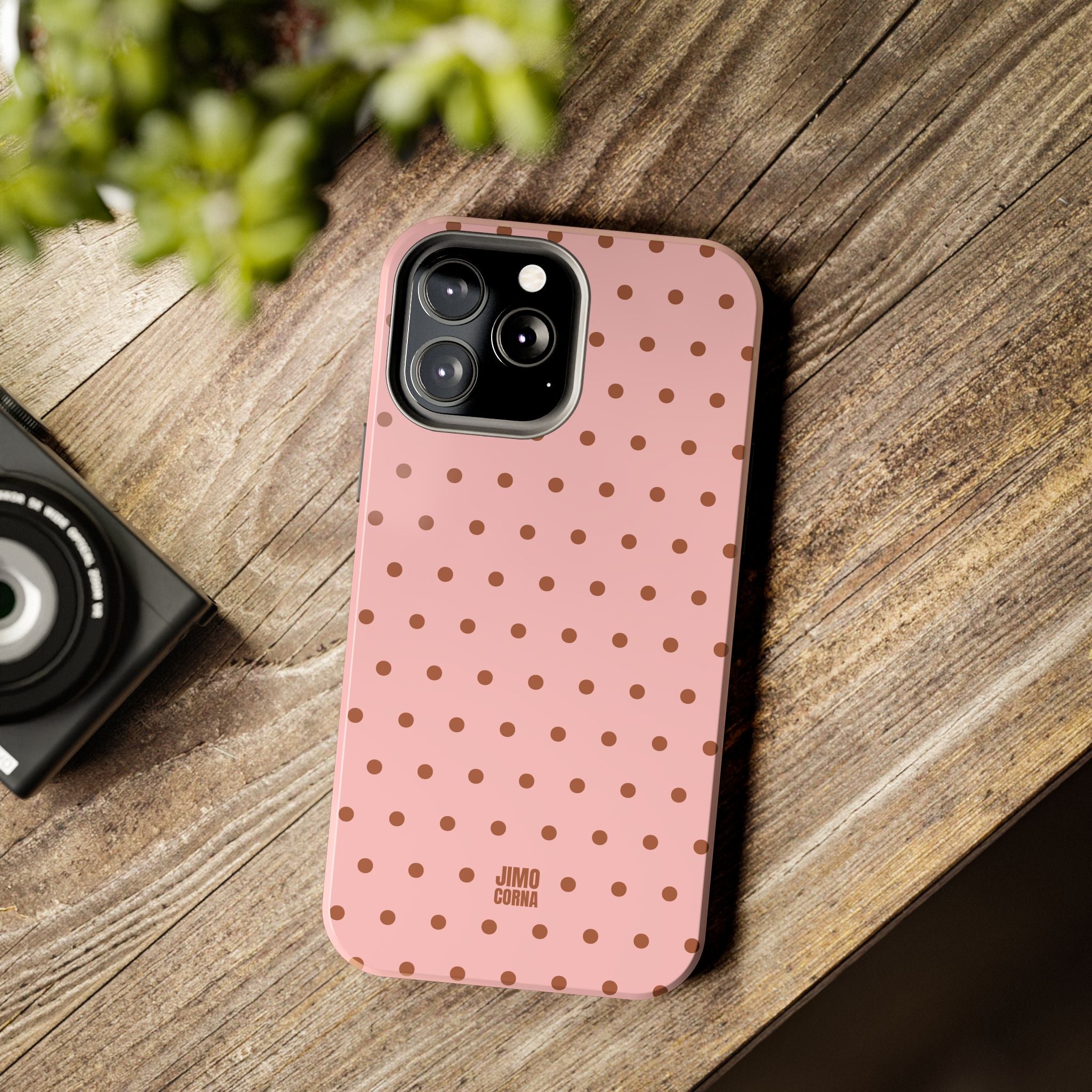 Polka Dot | Pink and Brown