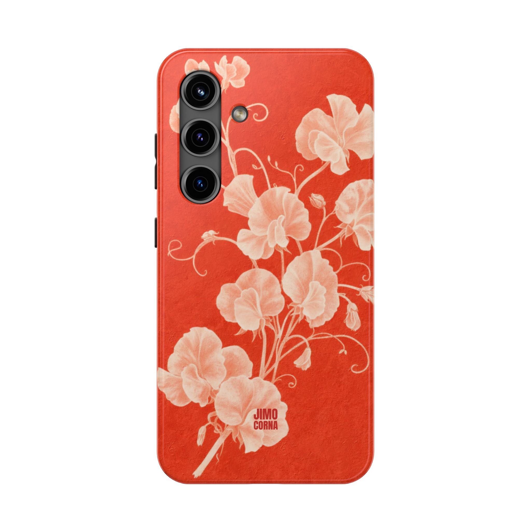 Red Flora Samsung Galaxy Case