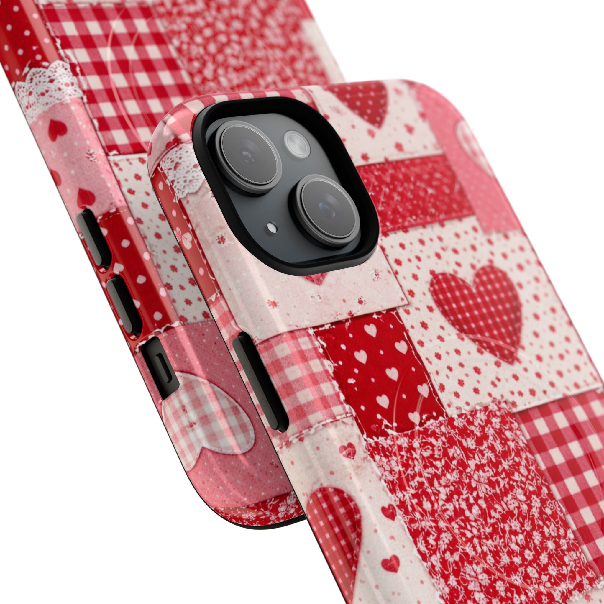 Patchwork Heart MagSafe iPhone Case