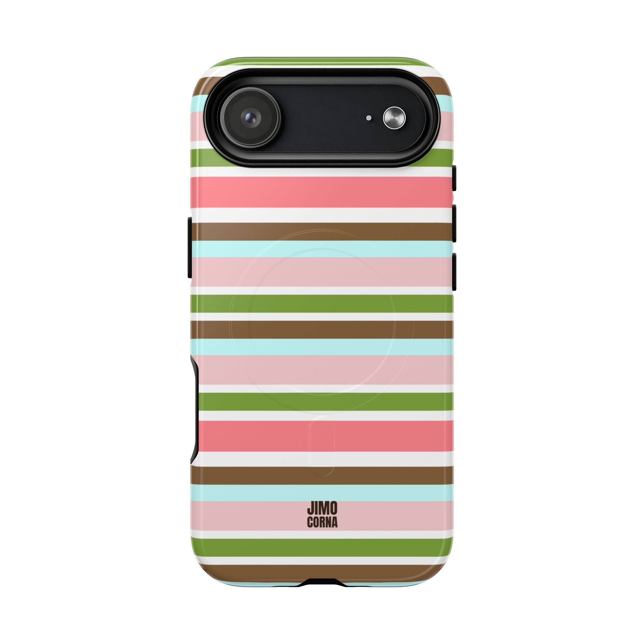 Sweet Candy Stripes MagSafe iPhone Case