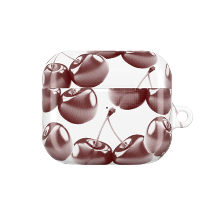 Red Retro Cherries AirPods Case