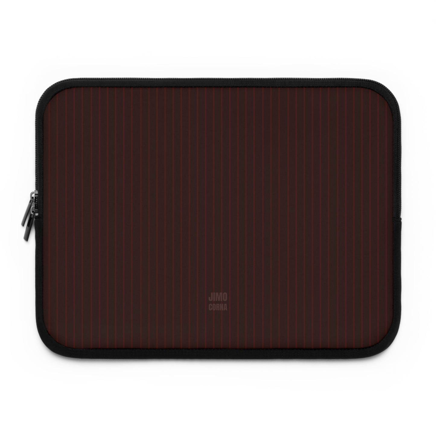 Burgundy Soft Stripes Laptop Sleeve