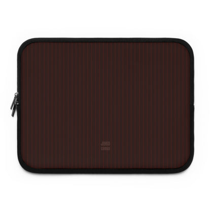 Burgundy Soft Stripes Laptop Sleeve