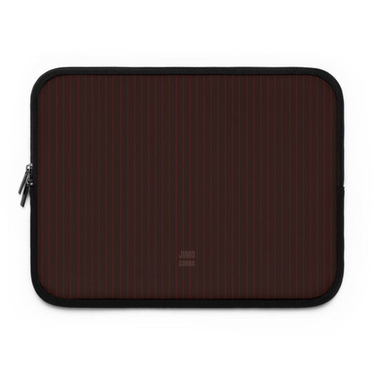 Burgundy Soft Stripes Laptop Sleeve