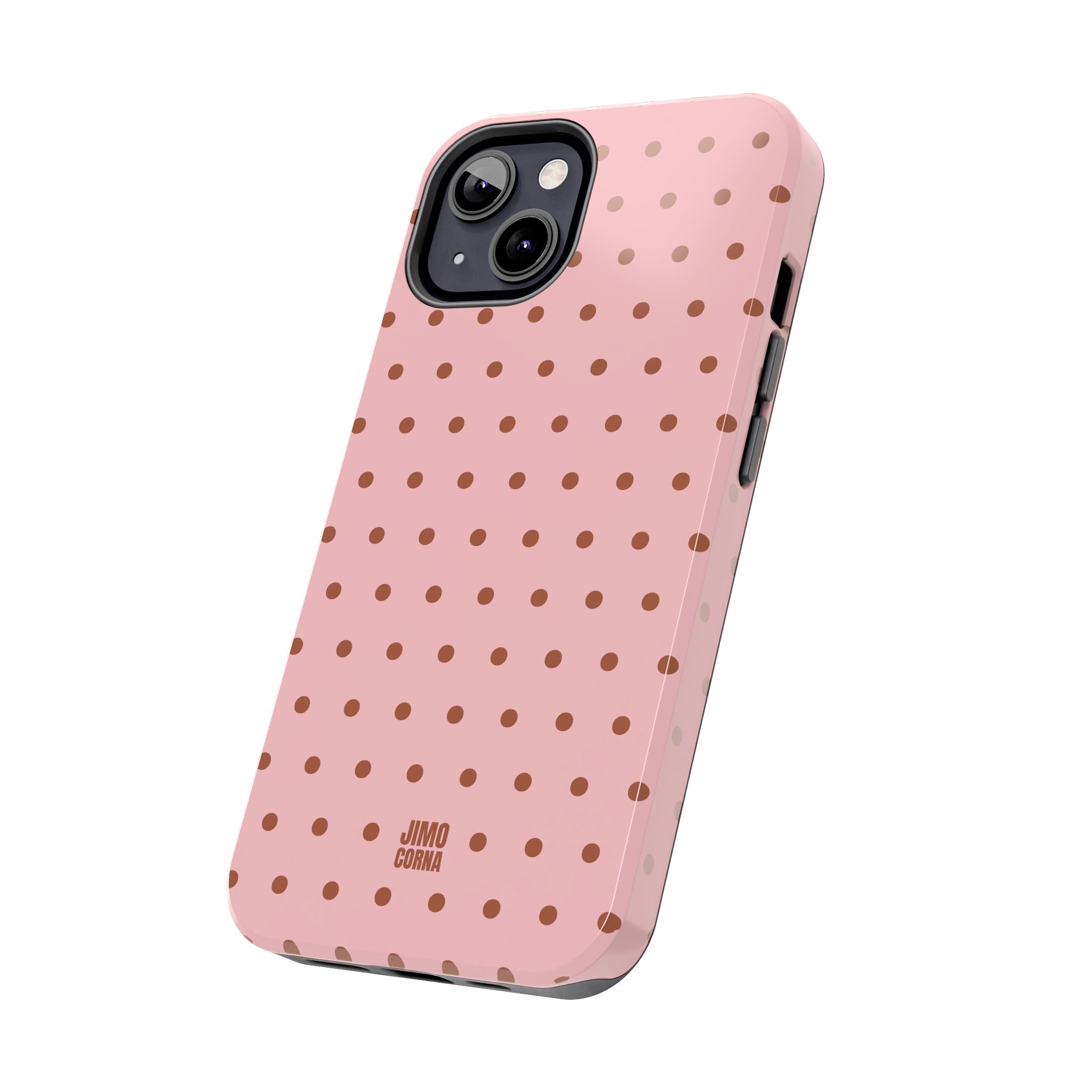 Polka Dot | Pink and Brown