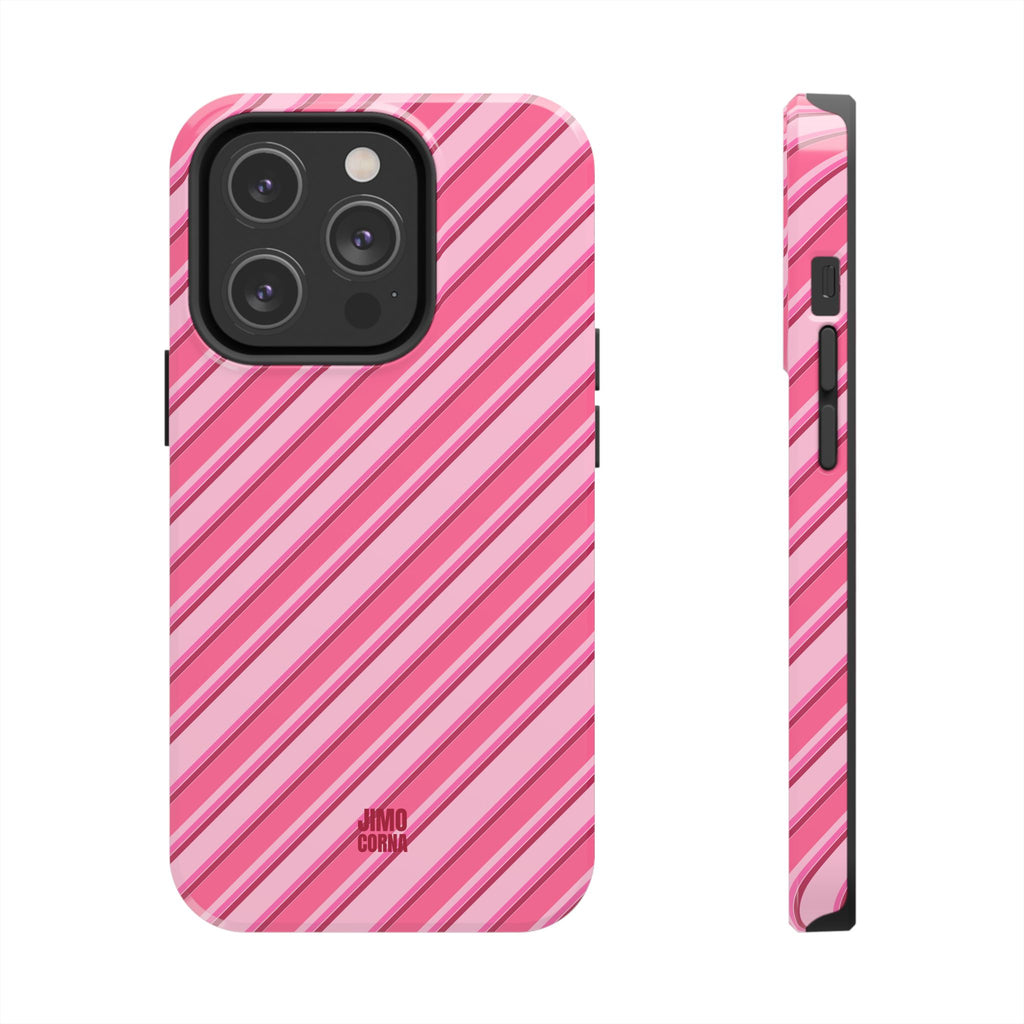 Angelina Stripes | Hot Pink - iPhone Case