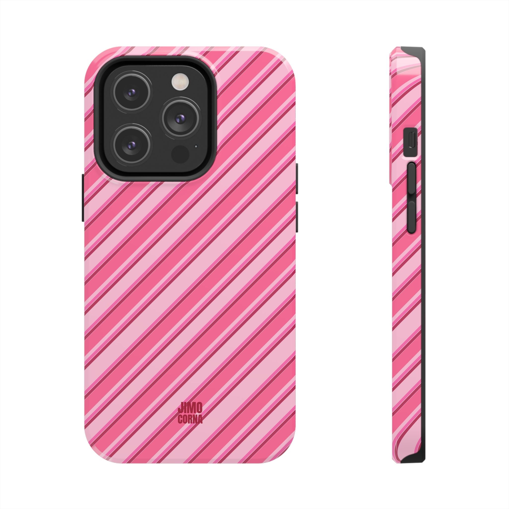 Angelina Stripes | Hot Pink - iPhone Case