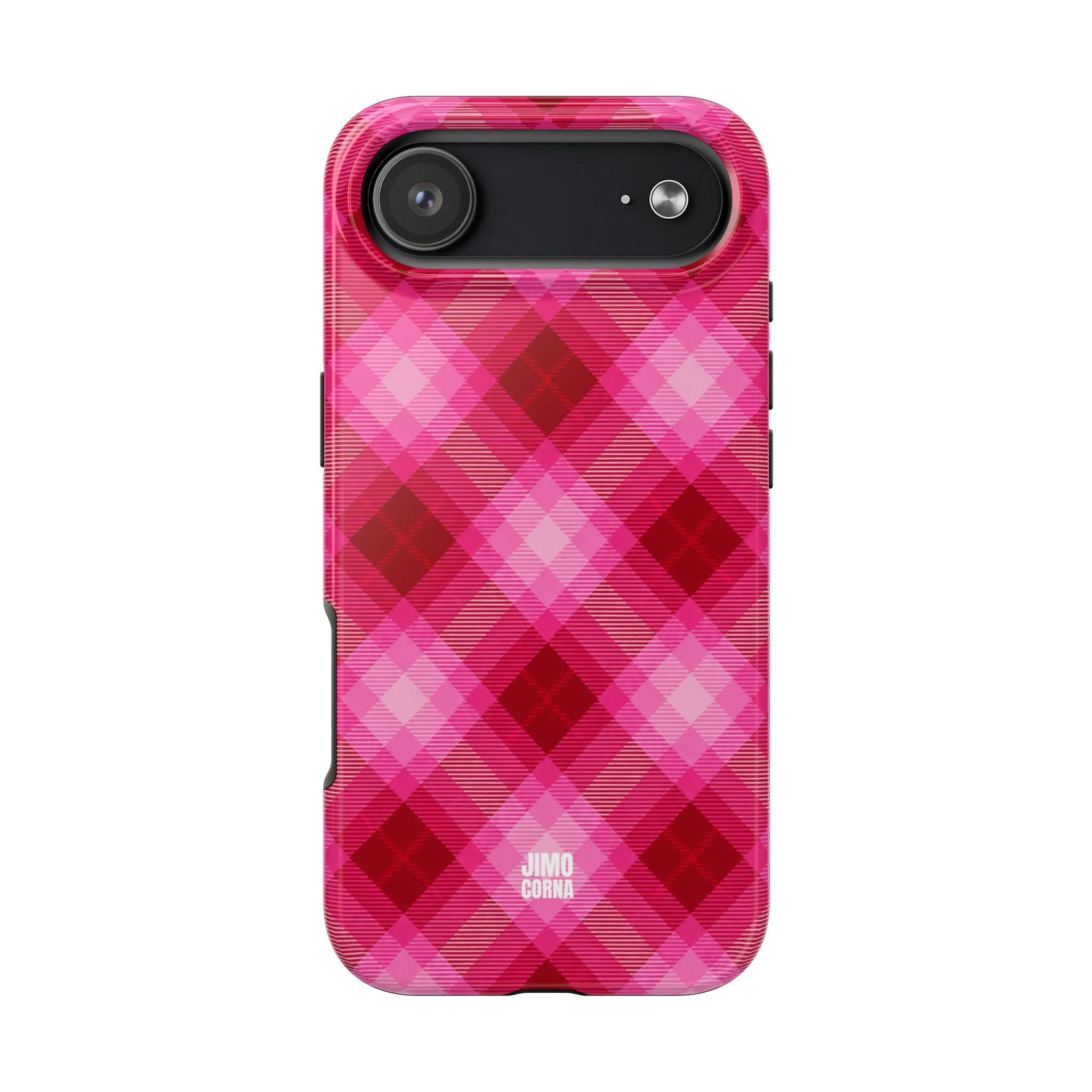 Pink Picnic Plaid iPhone Case