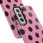 Big Polka Dot | Pink and Black