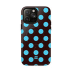 Big Polka Dot | Brown and Blue