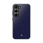 Navy Blue Soft Striped