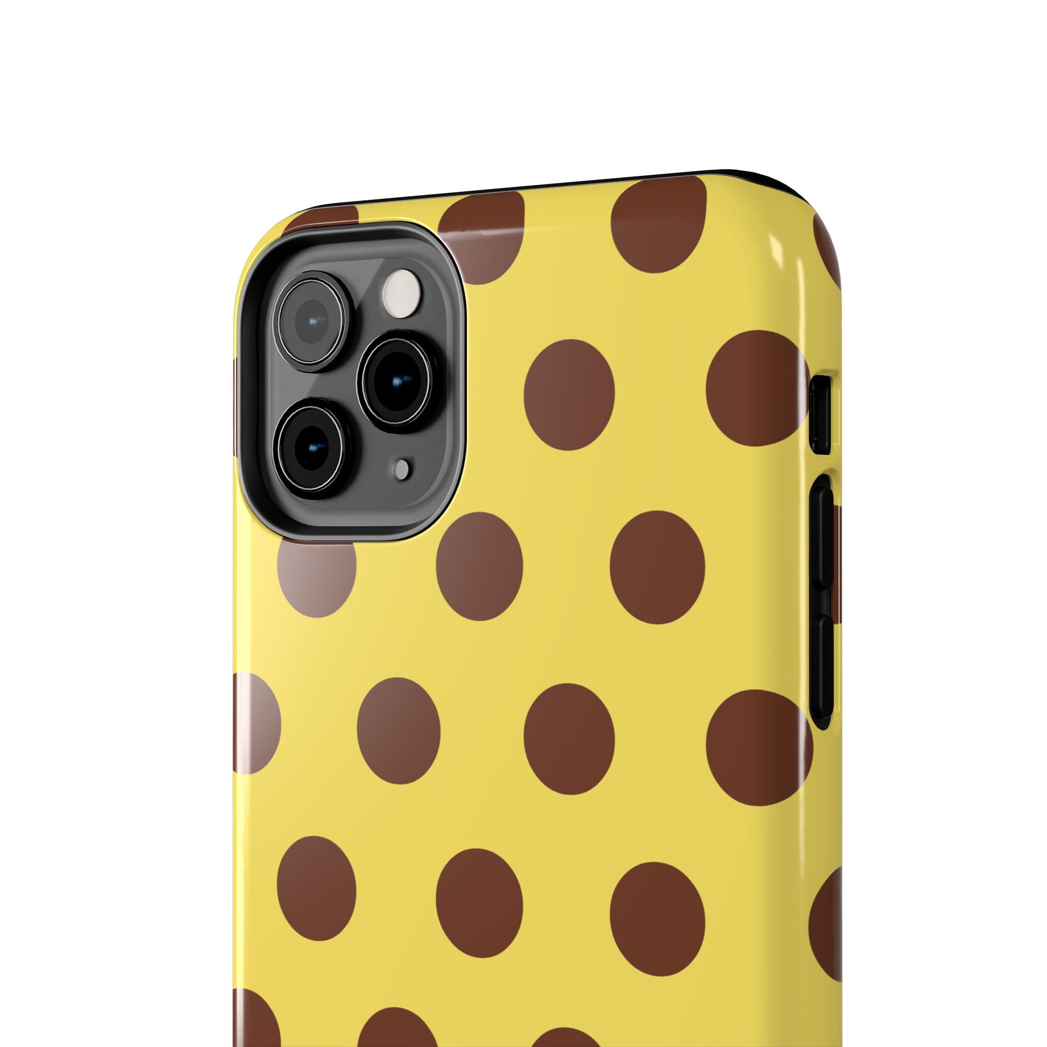 Big Polka Dot | Yellow and Brown