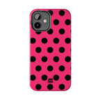 Big Polka Dot | Hot Pink and Black