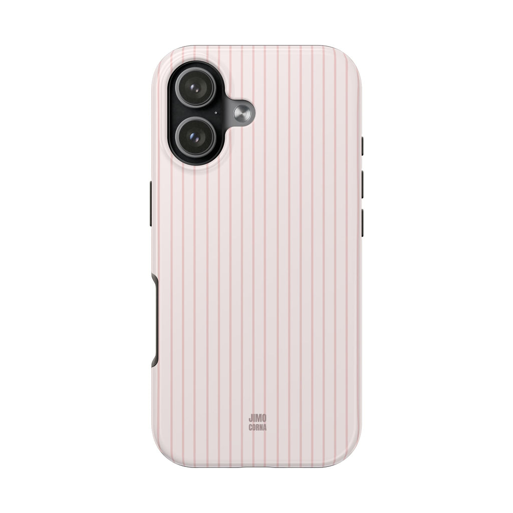Baby Pink Soft Stripes