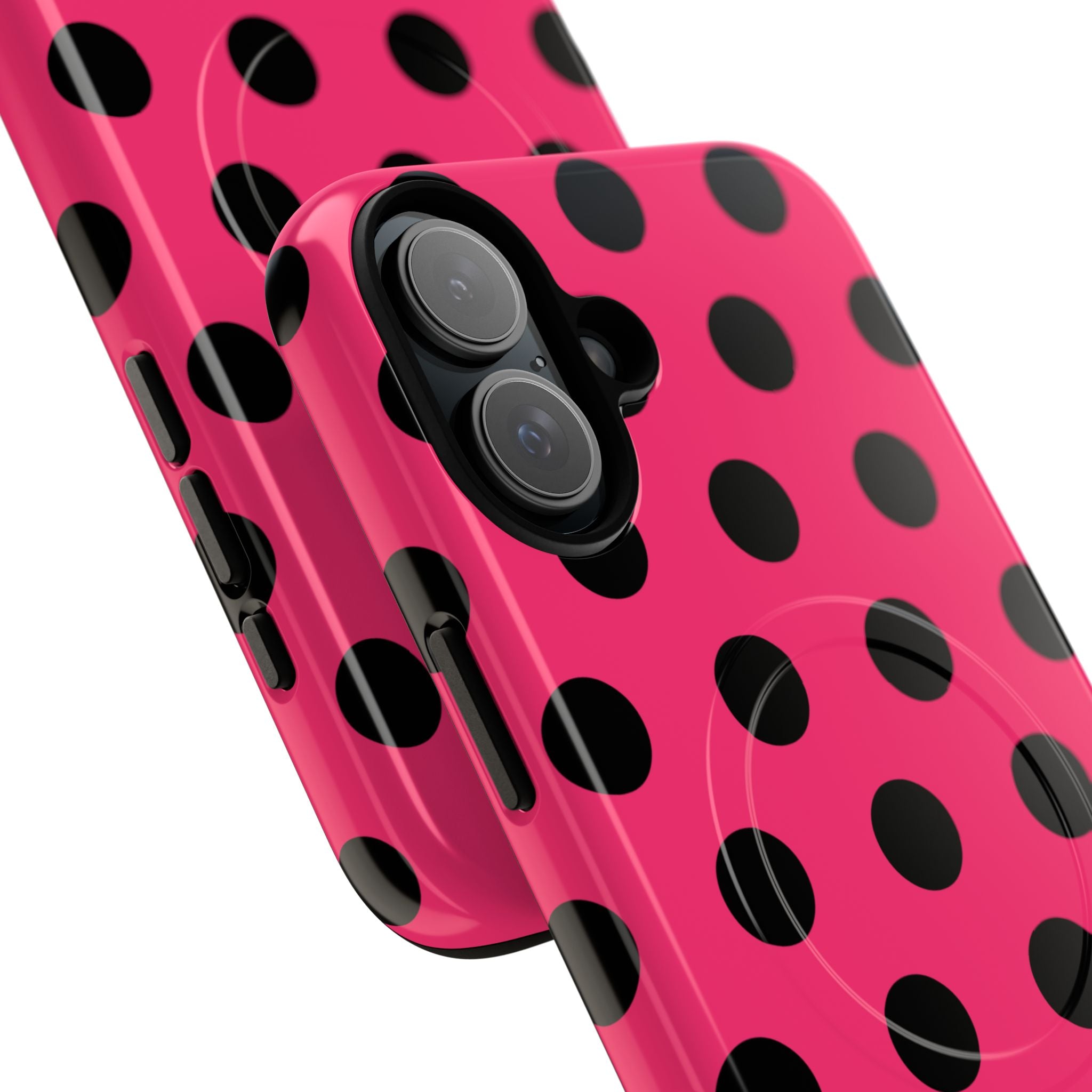 Big Polka Dot | Hot Pink and Black