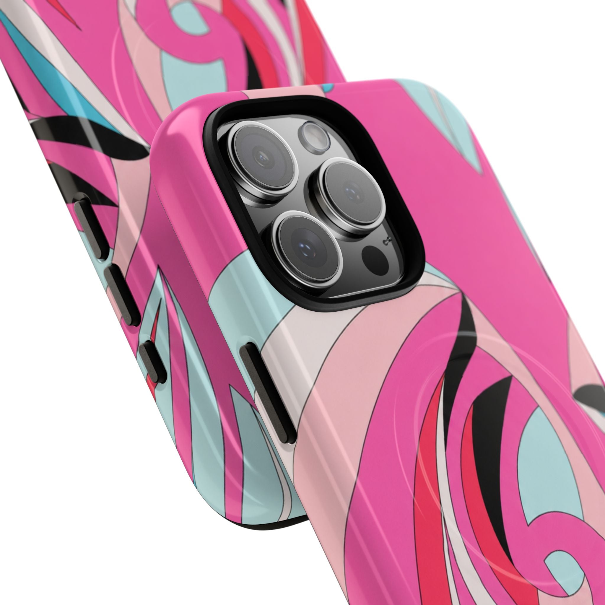 Pink Tropic Swirl MagSafe iPhone Case