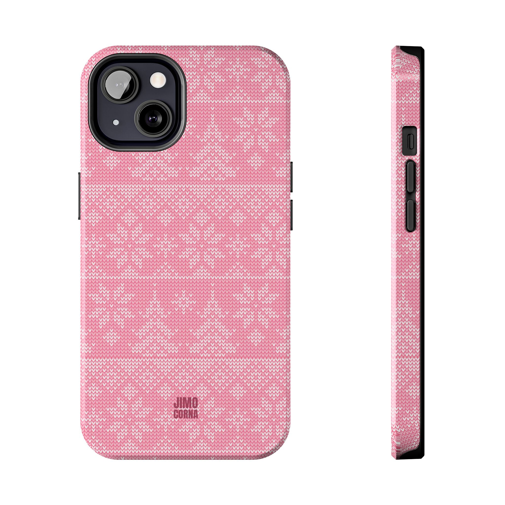 Holiday Knit | Pink iPhone Case