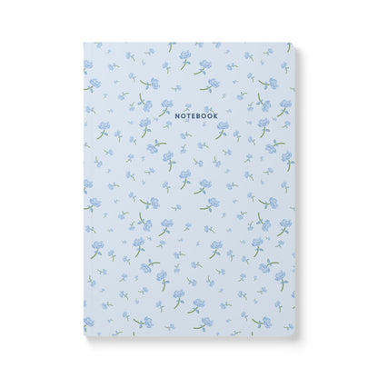 Blue Roses Notebook