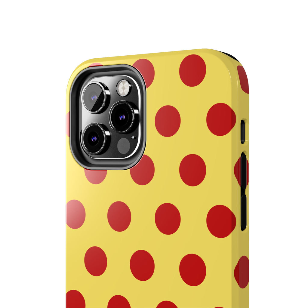 Big Polka Dot | Yellow and Red