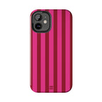 Strawberry Burst Bold Stripes