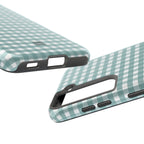 Farm Gingham Samsung Galaxy Case | Blue